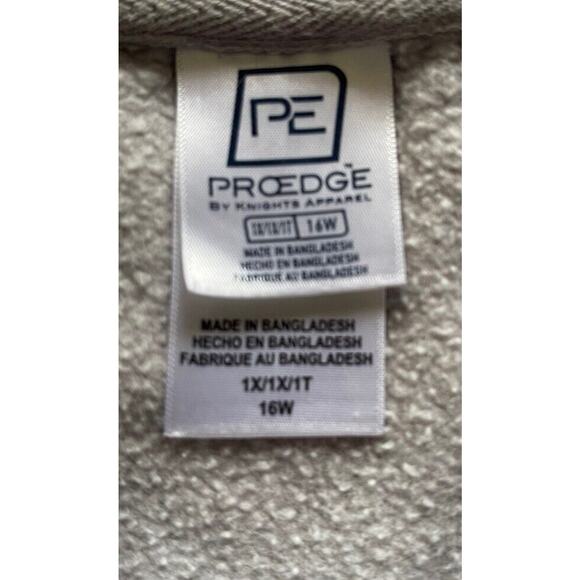 VTG Notre Dame Mens XL Crew Sweater ProEdge Green Fighting Irish Logo Football - Picture 3 of 4